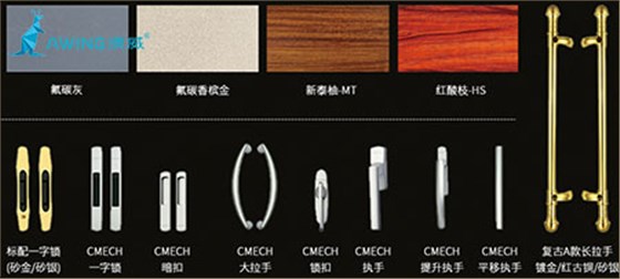 鋁合金門窗五金配件包括哪些？重要嗎？